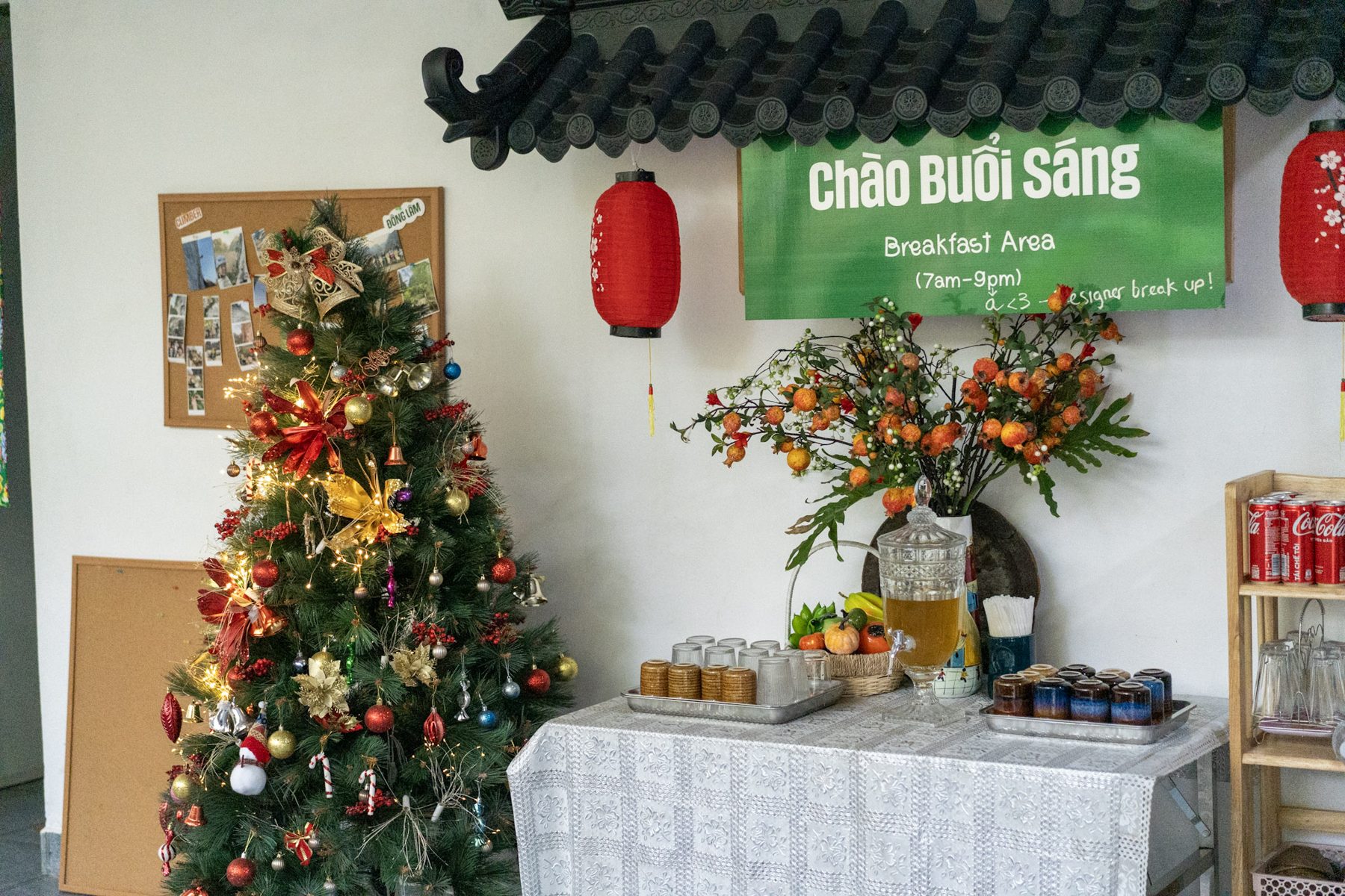 Khu ăn sáng Mỏ Nóng